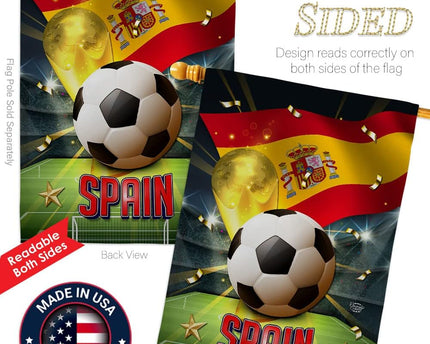 Ornament Collection World Cup Spain House Flag