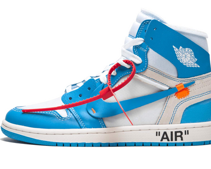 Men's Air Jordan 1 High x Off-White ‘University Blue’ Shoes