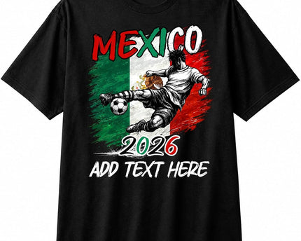 Unisex Football World 2026 Cup T-Shirt, Custom Name Flag Shirt for Men Women Fans, Fans Team Soccer Football Tee