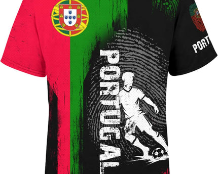 Pyconvia Men's Soccer Jersey Short-Sleeved Sports Training Shirt Breathable Athletic Casual T-Shirt Fan's Soccer Jersey
