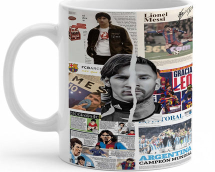 Coffee Mug, Lionel Messi Legend Collage Printed Cup