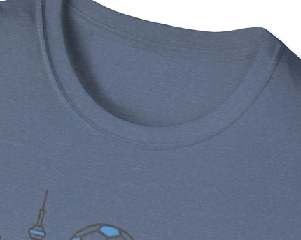 Argentina 2026 Soccer T-Shirt | Football Argentina Tee Heather Indigo