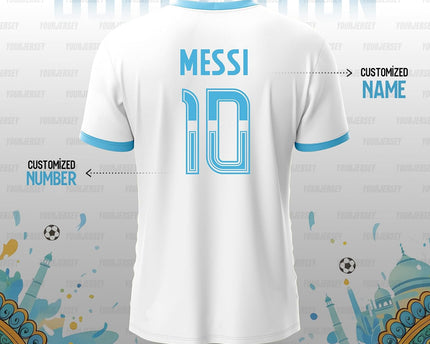 Messi Goat Tour 2025 Maharaja Special Edition India Jersey Premium Goat Football Fan Jersey