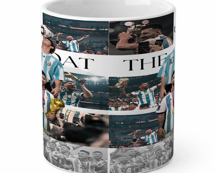 Lionel Messi Argentina World Cup Goat Printed Cup