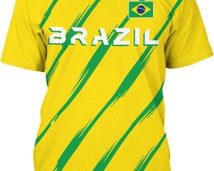 REVENEVER Soccer Jersey for Men Short Sleeve Training Shirt Breathable Sport Casual T Shirt for Soccer Fans