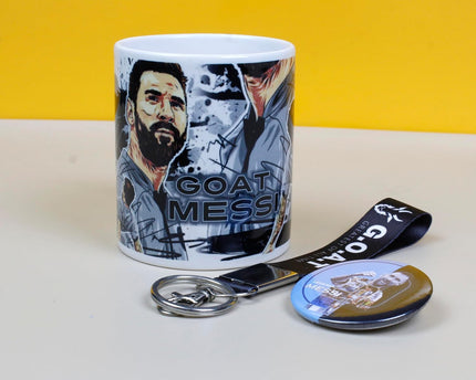 Set of 4 Messi Printed Mug