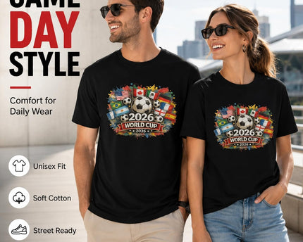 2026 Retro Soccer Shirt, Soccer Tournament Gift Tee,Footbal