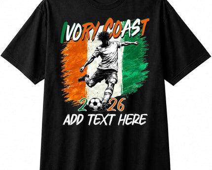 Unisex Football World 2026 Cup T-Shirt, Custom Name Flag Shirt for Men Women Fans, Fans Team Soccer Football Tee