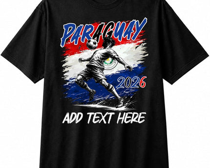 Unisex Football World 2026 Cup T-Shirt, Custom Name Flag Shirt for Men Women Fans, Fans Team Soccer Football Tee