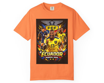 Ecuador Soccer Players T-Shirt, 2026 World Cup Team Tee, Ecuador Flag