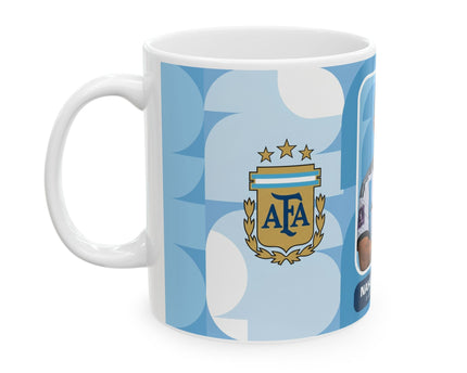 Argentina Soccer Player Nahuel Molina Mug — Ceramic Coffee Cup, World Cup 2026