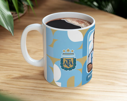 Argentina Soccer Player Julian Alvarez Mug — Ceramic Coffee Cup, World Cup 2026