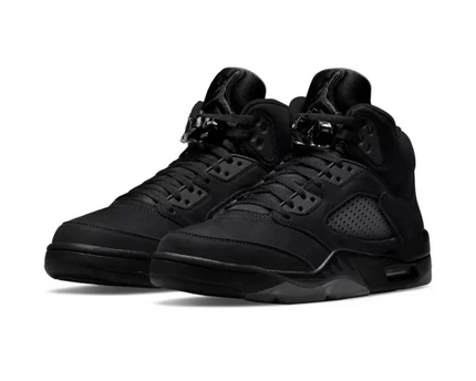 Men's Nike Air Jordan 5 Retro Black Cat Shoes