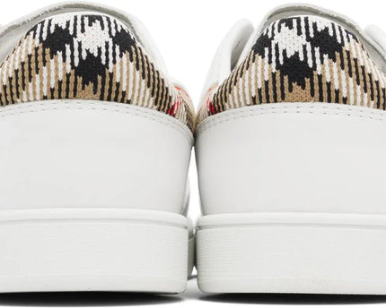 Men’s Burberry Men’s White Leather White Sneakers