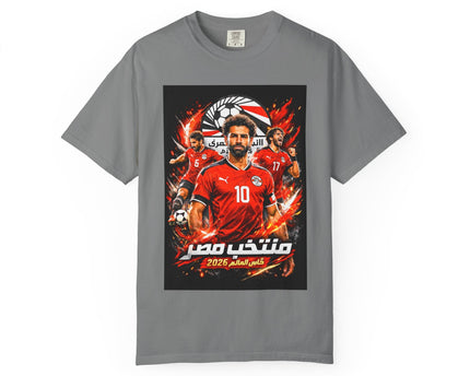 Egypt Football Players T-shirt, 2026 World Cup Back Trophy Design, Egypt Flag
