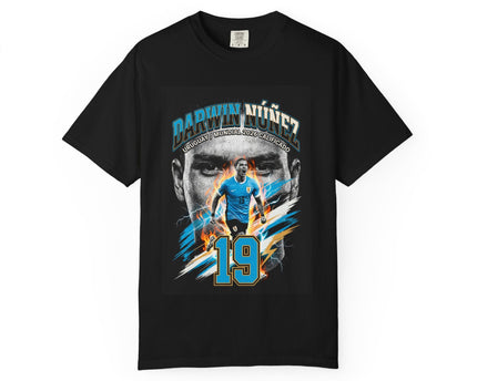 Darwin Nunez 19 Soccer Player T-Shirt, 2026 World Cup Tee, Uruguay Flag
