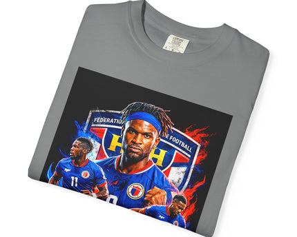 Haiti Soccer Players T-shirt, 2026 World Cup Back Graphic, Haiti Flag