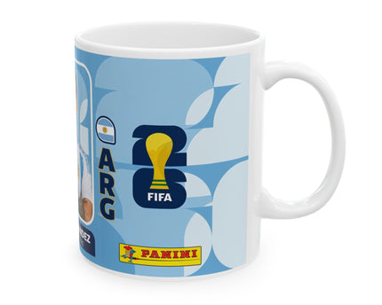 Argentina Soccer Player Enzo Fernández Ceramic Mug —  Fan Gift, World Cup 2026