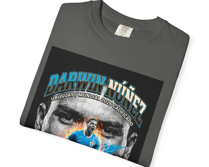 Darwin Nunez 19 Soccer Player T-Shirt, 2026 World Cup Tee, Uruguay Flag