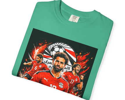 Egypt Football Players T-shirt, 2026 World Cup Back Trophy Design, Egypt Flag