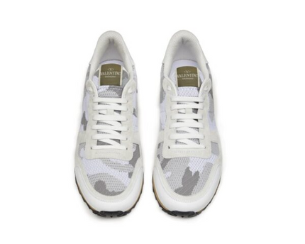 Men's Valentino Garavani Rockrunner White Sneakers