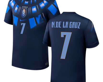 Nicolas de la Cruz Uruguay World Cup 2026 Away Jersey - Navy