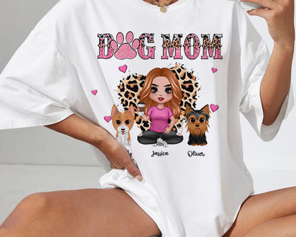 Dod Mom - Personalized Customized T-shirt - Gift For Pet Lover Dog Mom Dog Lover
