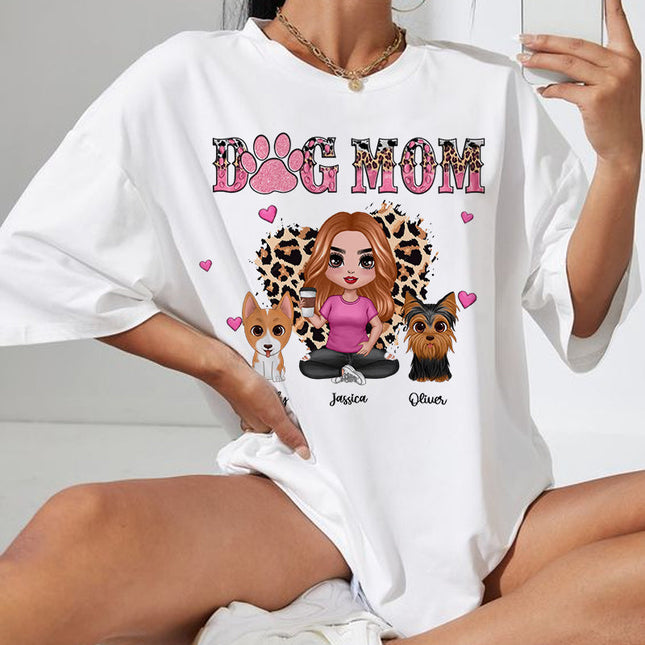 Dod Mom - Personalized Customized T-shirt - Gift For Pet Lover Dog Mom Dog Lover