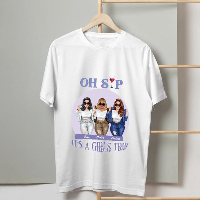 It's A Girls Trip - Bestie T-shirt - Gift For Bestie Best Friends Girl - Customized T-shirt