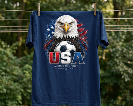 USA Soccer Eagle Shirt, Worldcup 2026 Fan Tee, American Football Supporter