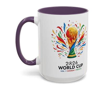 Uruguay Vamos Uruguay Mug, Accent Coffee Mug, Soccer World Cup, Gift for Dad