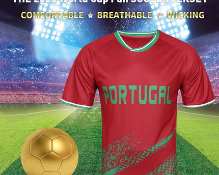 DIBEI Fan Soccer Jersey for 2026 World Cup Fan Soccer Jersey - France,Germany,England,Spain,Croatia & Portugal