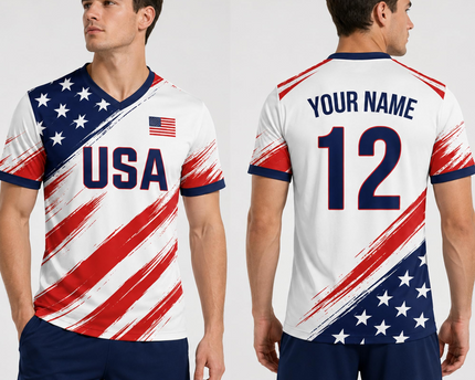 Custom Soccer Jersey 2026, Personalized Soccer T-Shirts with Team Name Number Logo Gift for Friends, Family, Fan Sport