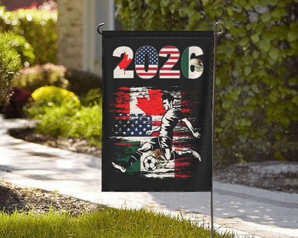 World Cup 2026 Garden Flag - Decorative Outdoor Flags Yard Banner Home Decor