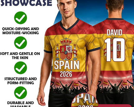 Custom Soccer 2026, Personalized Any Name Number Printed Soccer Shirts