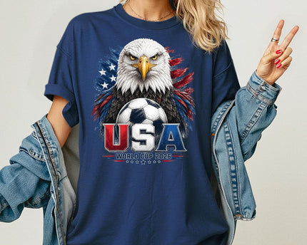 USA Soccer Eagle Shirt, Worldcup 2026 Fan Tee, American Football Supporter