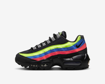 Men's Nike Air Max 95 Black Multi-Color Shoes