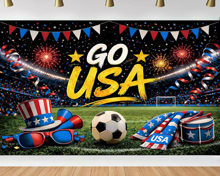 Team USA Soccer Decorations Banner, USA Decorations