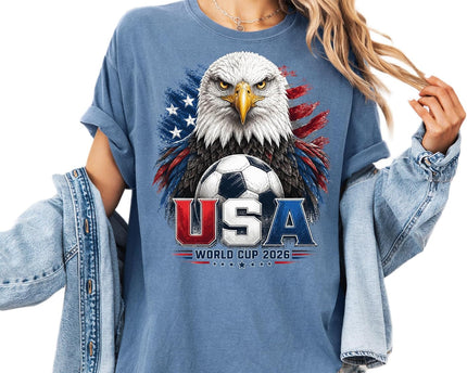 USA Soccer Eagle Shirt, Worldcup 2026 Fan Tee, American Football Supporter