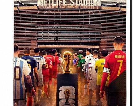 World Cup 2026 Garden Flag Football Fan Yard Decor for Outside Yard Patio Lawn Porch