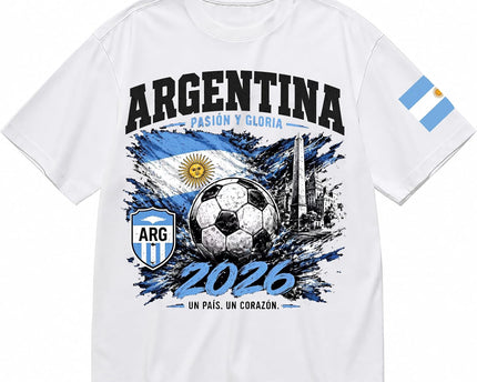 Argentina Shirt \u2013 100% Cotton T-Shirt for Men & Women Comfort-Fit Tee for Fans, Team Events, Family Gatherings & Gifts