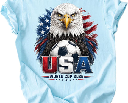 USA Soccer Eagle Shirt, Worldcup 2026 Fan Tee, American Football Supporter