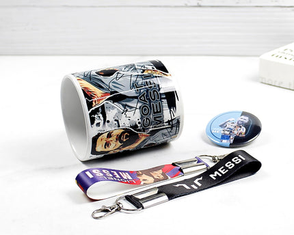 Set of 4 Messi Printed Mug