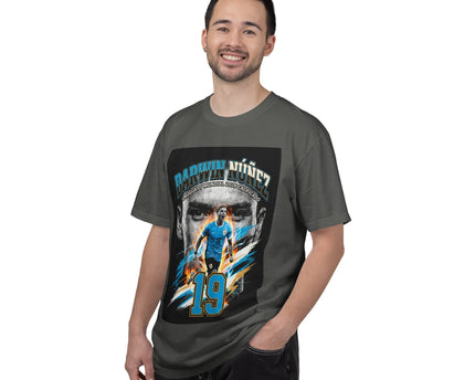Darwin Nunez 19 Soccer Player T-Shirt, 2026 World Cup Tee, Uruguay Flag
