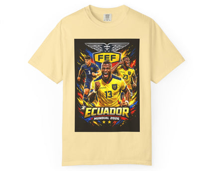 Ecuador Soccer Players T-Shirt, 2026 World Cup Team Tee, Ecuador Flag