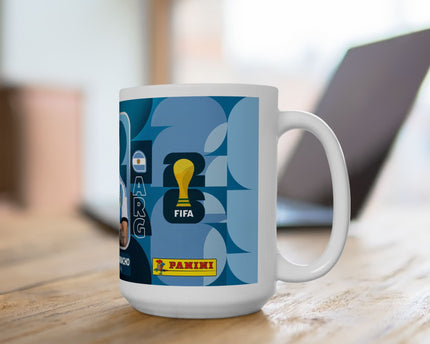 Argentina Soccer Player Alejandro Garnacho Ceramic Mug — Coffee Cup, World Cup 2026