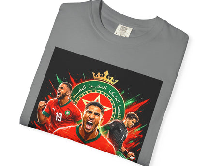 Morocco Football Players T-shirt, 2026 World Cup Soccer Tee, Morocco Flag