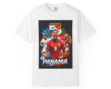 Panama Soccer Players T-shirt, 2026 World Cup Back Print,Panama Flag