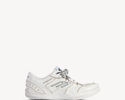 Men' Balenciaga Hamptons Worn-out Trainers White Sneaker