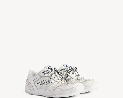 Men' Balenciaga Hamptons Worn-out Trainers White Sneaker
